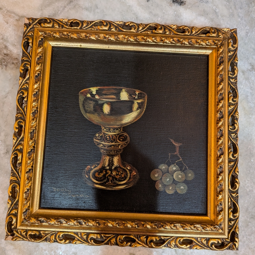 Dorothy M. Sweeting Painting Of Gold Chalice